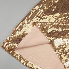 Gold Sequin Cowl Neck Mini Dress H6379