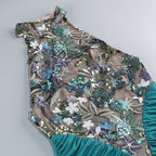 Halter Embellished Floral Mermaid Gown H6706