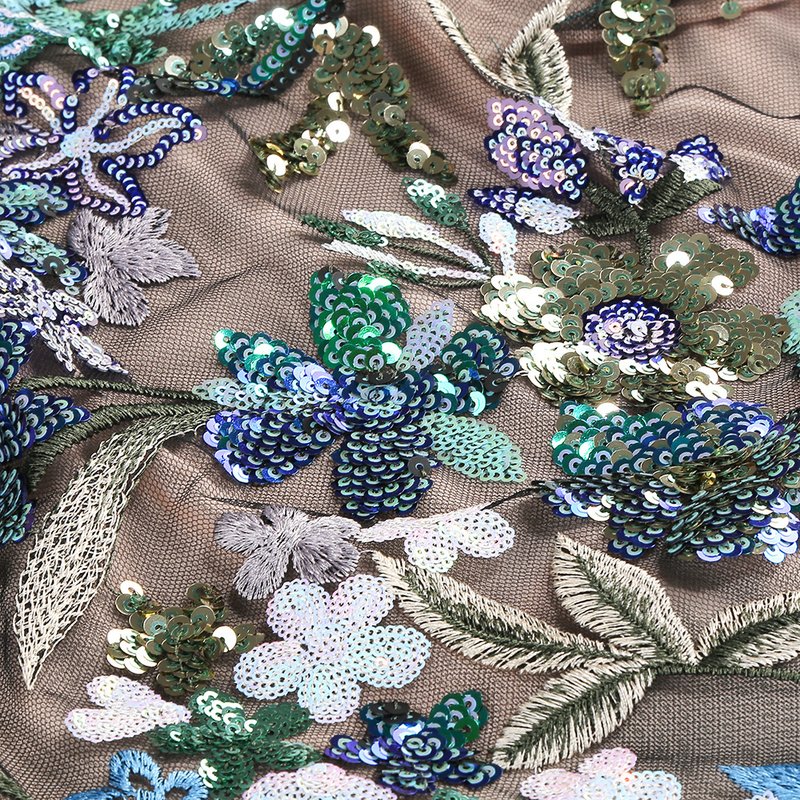 Halter Embellished Floral Mermaid Gown H6706