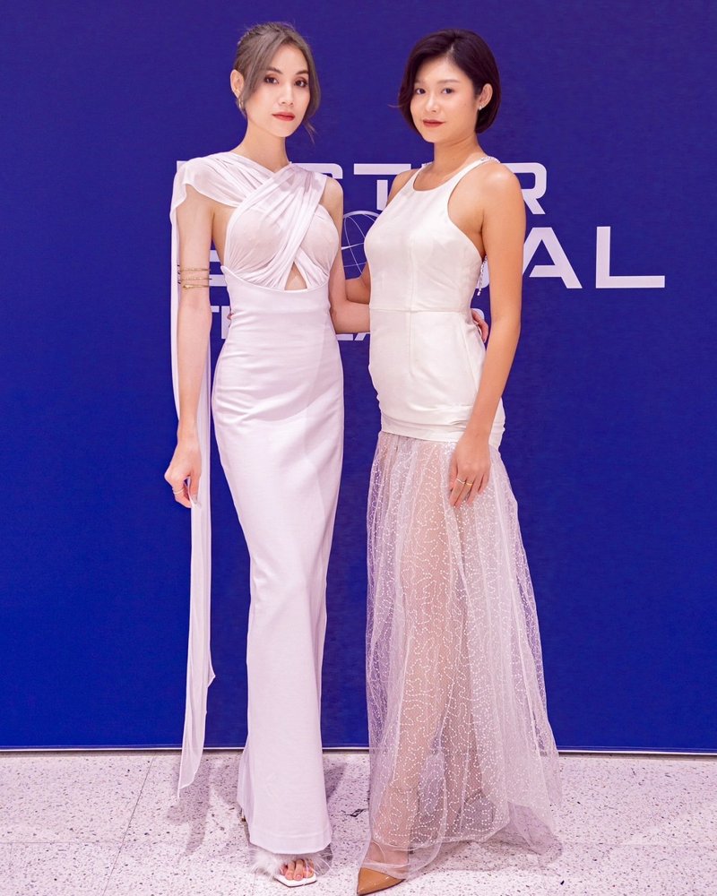 Halter Neck Draped White Maxi Dress H6426