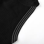 Halter Neck Ribbed Mini Dress H6696