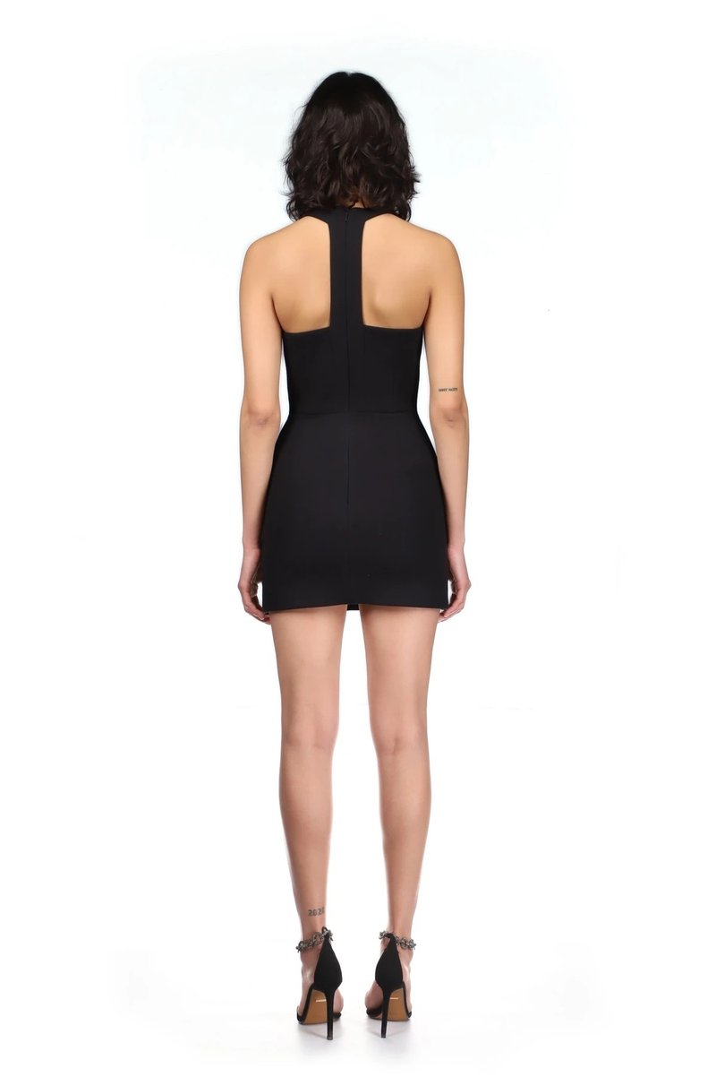 Halter Ring Detail Bodycon Dress H4580