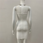 Halter Ring Detail Bodycon Dress H4580