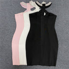 Halter Ring Detail Bodycon Dress H4580