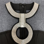 Halter Ring Detail Bodycon Dress H4580