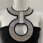 Halter Ring Detail Bodycon Dress H4580