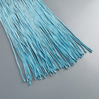 Halter Sleeveless Satin Fringe Hem High Slit Maxi Dress D26018