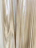 High Neck Pleated Cape Gown H7052