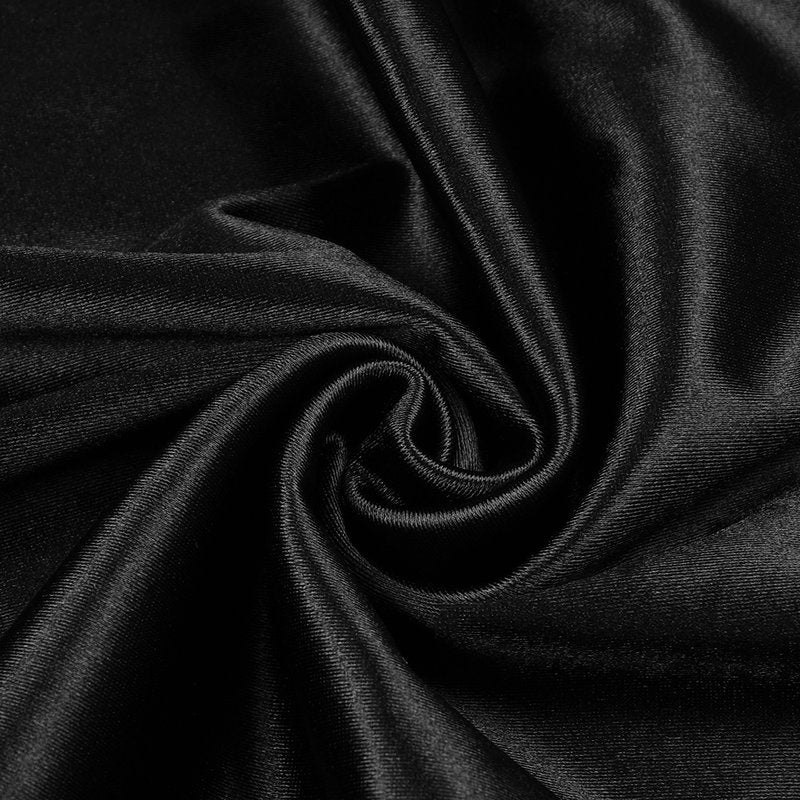 High Neck Satin Maxi Dress H6428