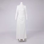 High Neck Slit Maxi Dress H7006