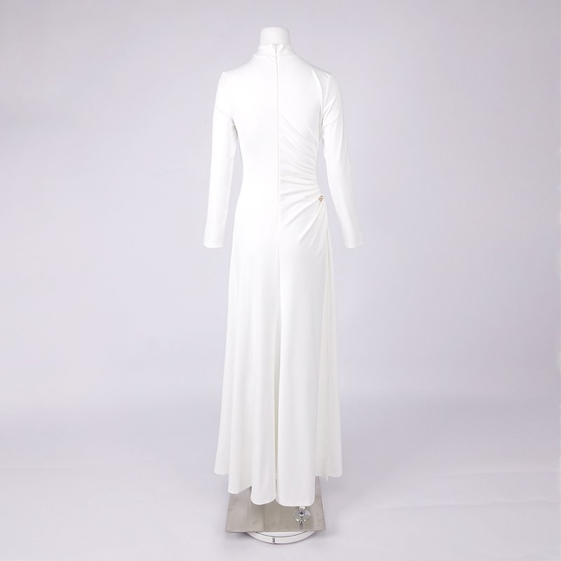 High Neck Slit Maxi Dress H7006