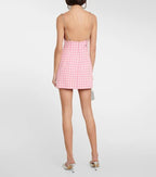 Houndstooth Mini Bodycon Dress H6082