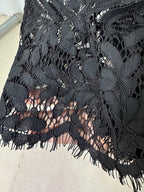 Lace Bell Sleeve Midi Dress H6631