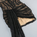 Lace Corset Strapless Mini Dress H6707