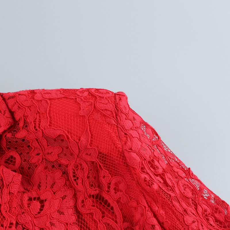 Lace Crop Top & Wide Leg Pants Set H6173