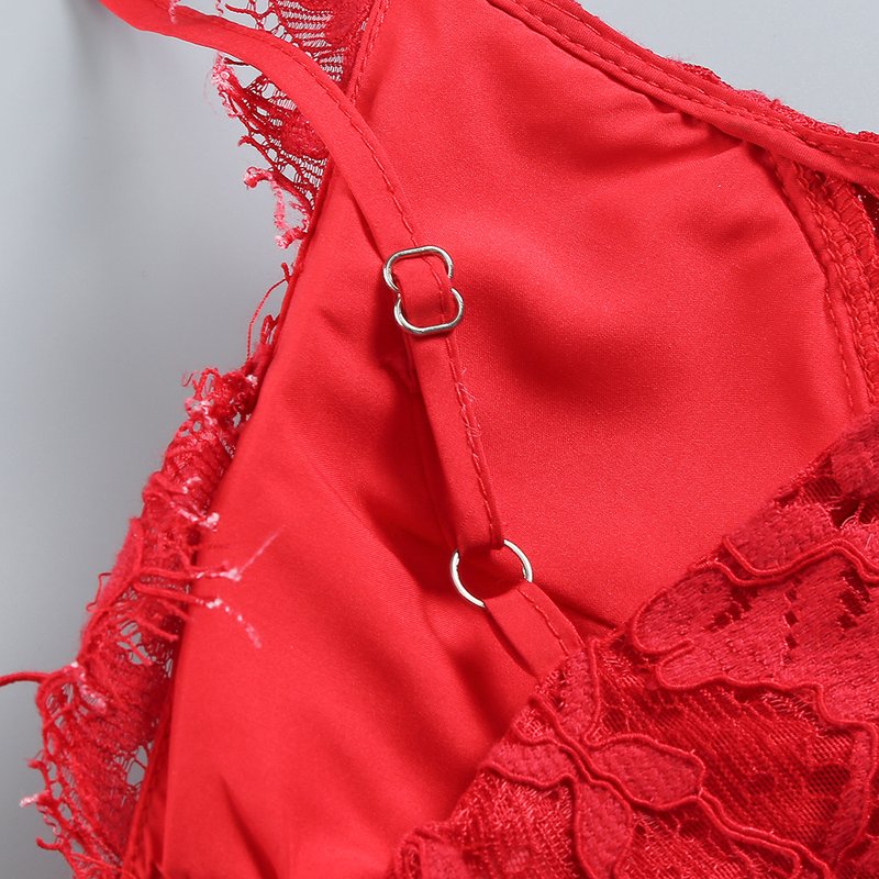 Lace Crop Top & Wide Leg Pants Set H6173