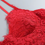 Lace Crop Top & Wide Leg Pants Set H6173