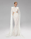 Lace Cut-Out Mermaid Wedding Gown H7127