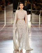 Lace Cut-Out Mermaid Wedding Gown H7127