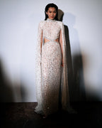 Lace Cut-Out Mermaid Wedding Gown H7127