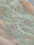Lace Halter Top with Sequin Rose Skirt H7135