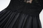 Lace High Neck Midi Dress H6423