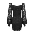 Lace Off-Shoulder Mini Dress H5310