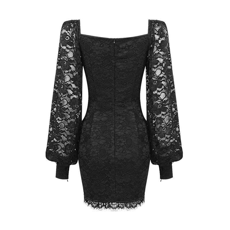 Lace Off-Shoulder Mini Dress H5310