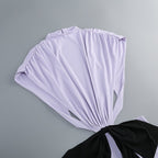 Lavender Cutout Back Maxi Dress with Black Bow H6765