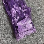 Lavender Floral Embroidered Mini Dress H6681