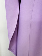 Lavender Halter Beaded Cape Gown H7002