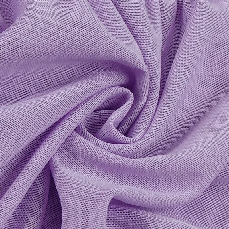Lavender Ruched Bandage Midi Dress H6311