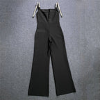 Lavender Sequin Trim Jumpsuit H6230