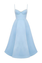 Light Blue Spaghetti Strap A-Line Dress H6207