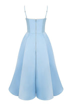 Light Blue Spaghetti Strap A-Line Dress H6207
