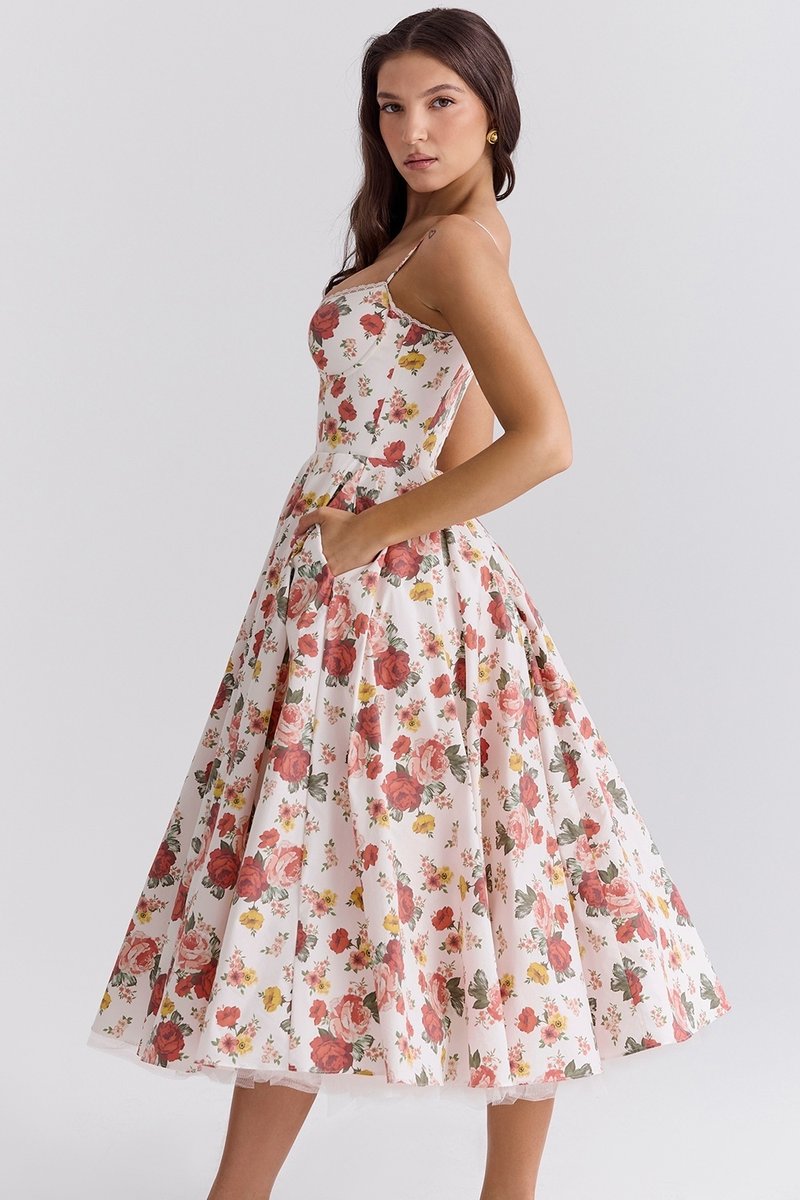 Light Blue Spaghetti Strap A-Line Dress H6207