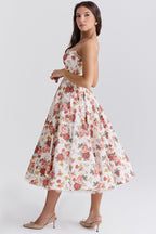 Light Blue Spaghetti Strap A-Line Dress H6207