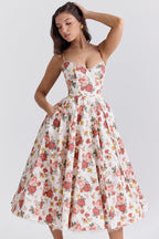 Light Blue Spaghetti Strap A-Line Dress H6207