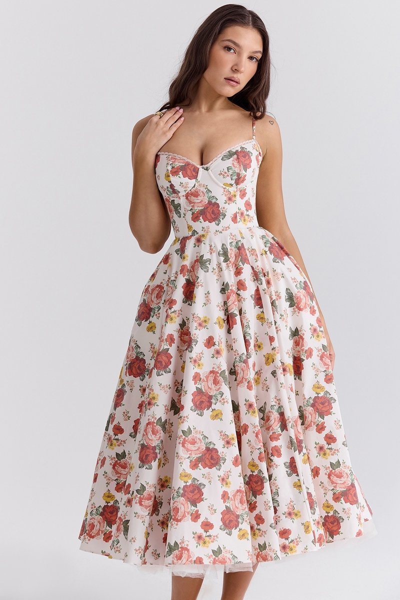 Light Blue Spaghetti Strap A-Line Dress H6207