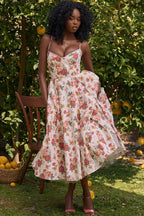 Light Blue Spaghetti Strap A-Line Dress H6207
