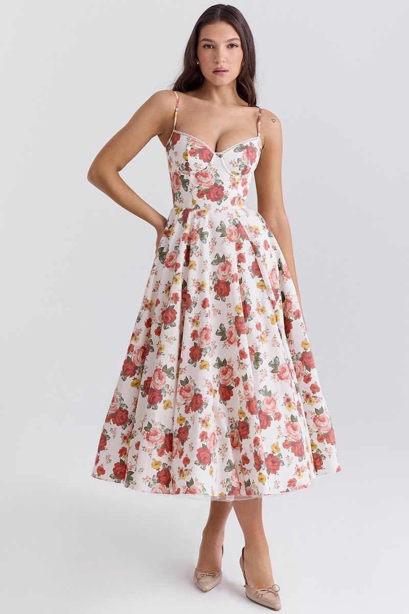 Light Blue Spaghetti Strap A-Line Dress H6207