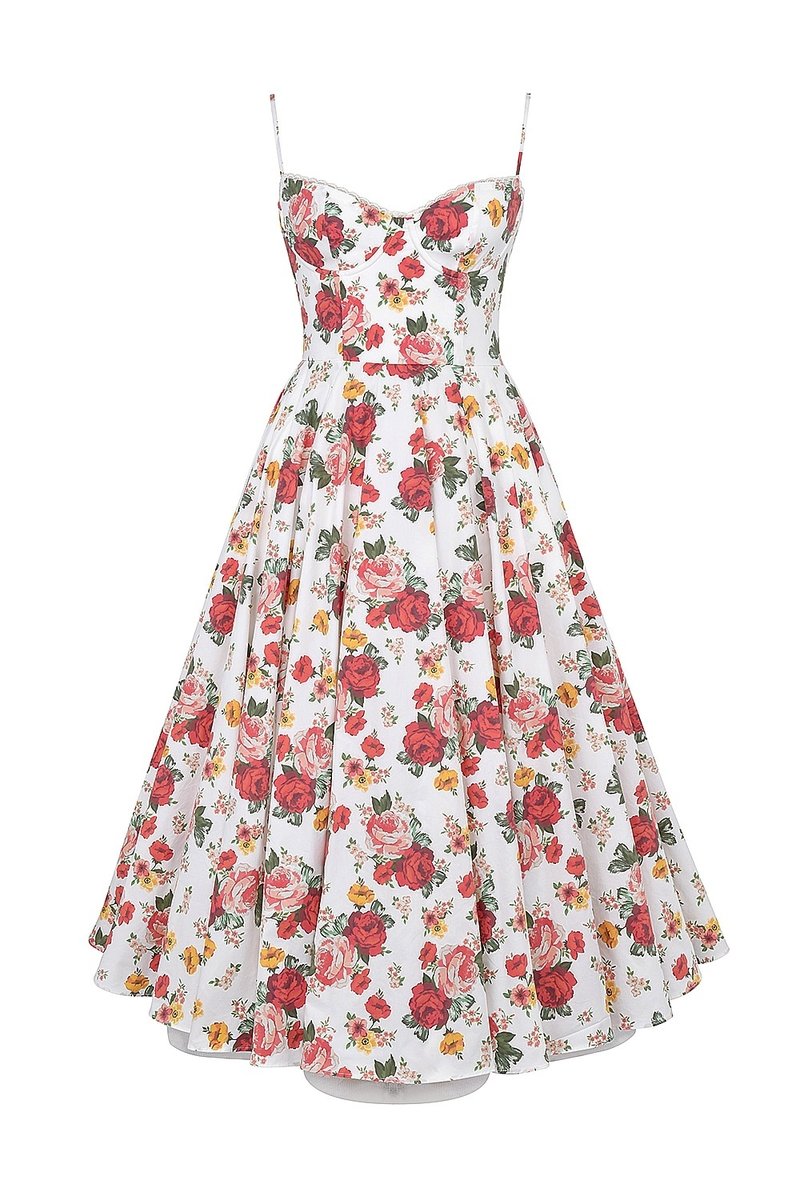 Light Blue Spaghetti Strap A-Line Dress H6207