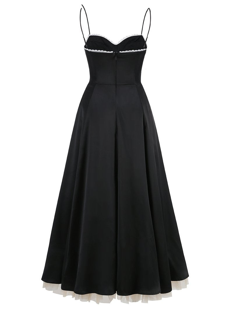 Light Blue Spaghetti Strap A-Line Dress H6207