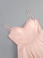 Light Blue Spaghetti Strap A-Line Dress H6207