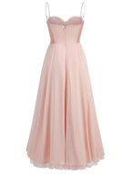 Light Blue Spaghetti Strap A-Line Dress H6207