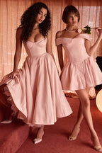 Light Blue Spaghetti Strap A-Line Dress H6207