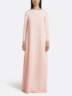 Long Sleeve Embellished Yellow Maxi Dress H6779