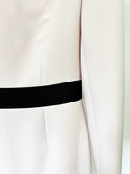 Long Sleeve Pink Sheath Dress H6608