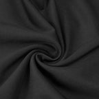 Long Sleeve Ruched Black Bodycon Dress H6168