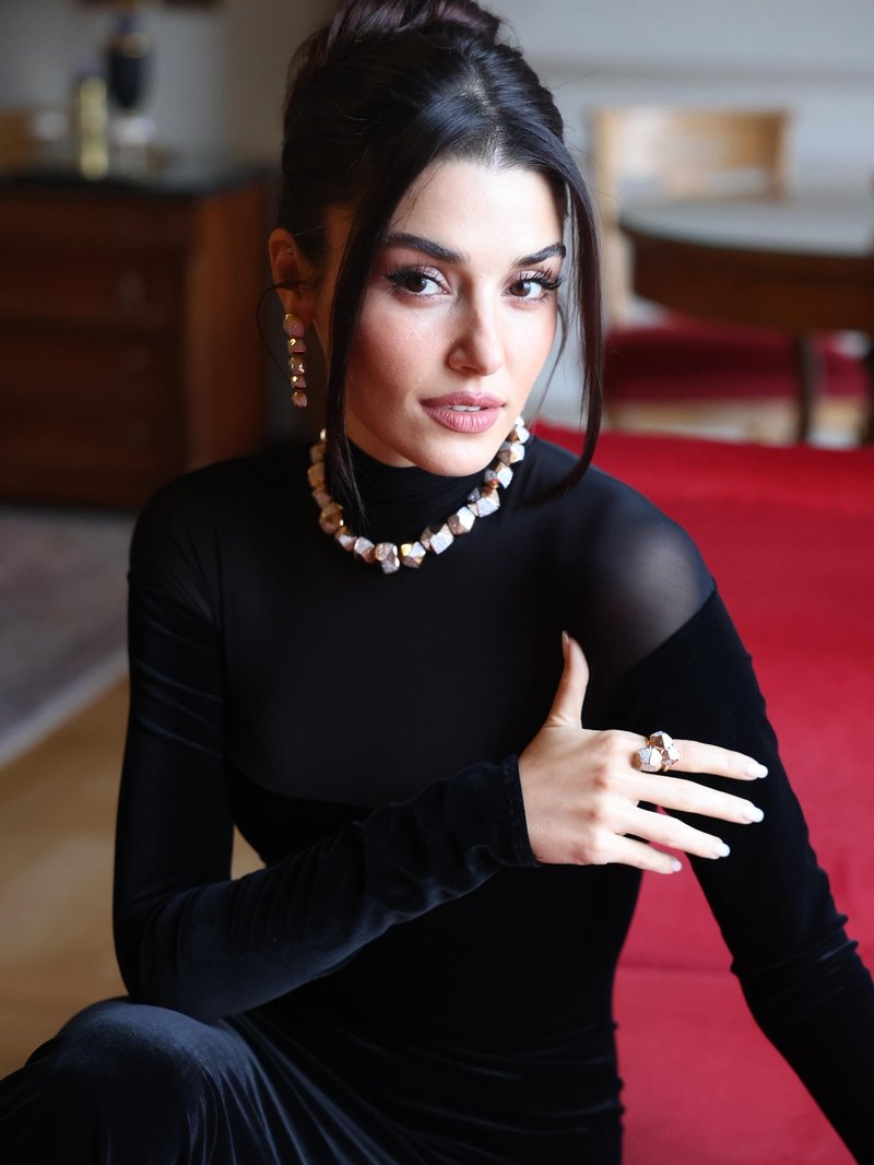 Long Sleeve Velvet Sheer Panel Gown H7132